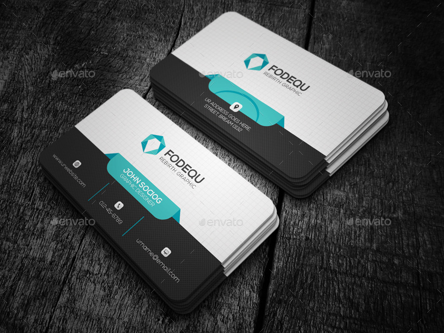 Corporate Business Card by -axnorpix | GraphicRiver